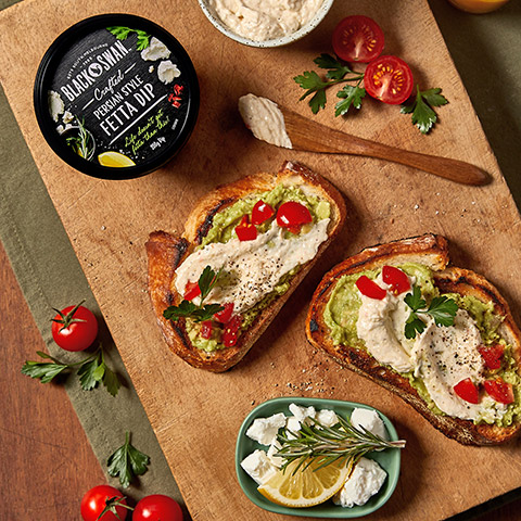Avocado & Fetta Ciabatta Toast