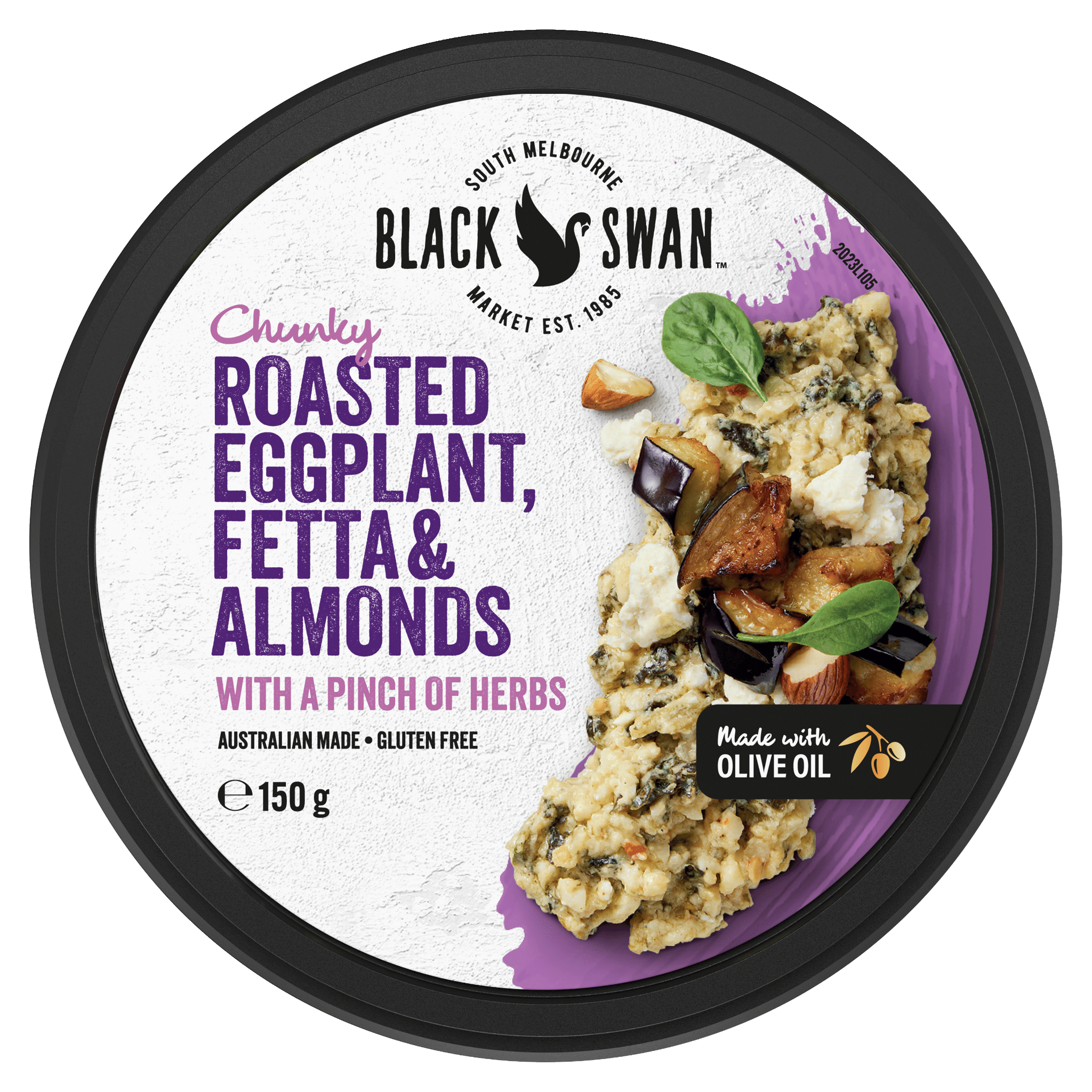 Roasted Eggplant, Fetta & Almonds